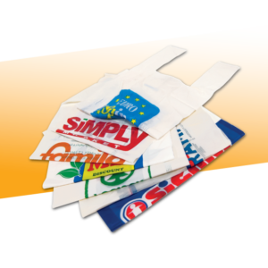 Shopper biodegradabile compostabile personalizzabile 27+7+7×50